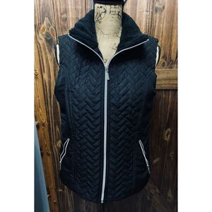 Smith’s American Black Winter Quilted Vest Size Medium Msrp $60